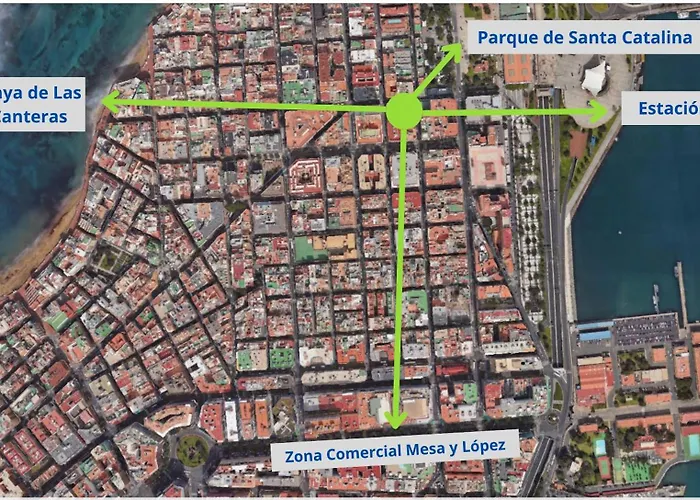 公寓 Con Gimnasio Cerca Playa De Canteras D3a *