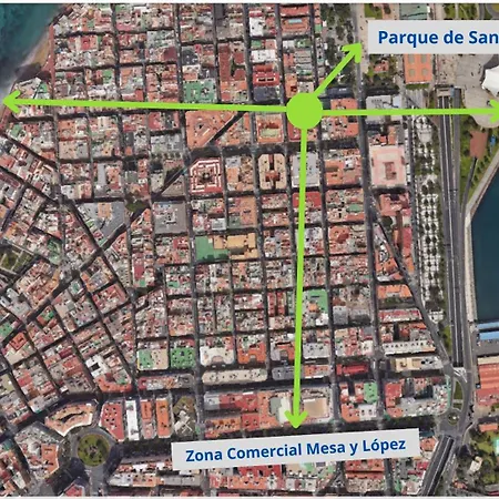Apartamento Con Gimnasio Cerca Playa De Canteras D3a *